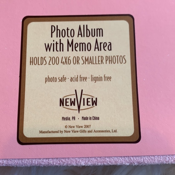 Pink and Green Suede Like Photo Album with Memo Area - Picture 7 of 7